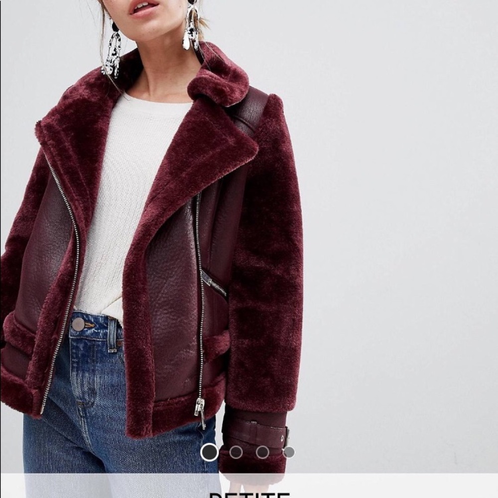 ASOS River Island aviator jacket, US size 6 petite